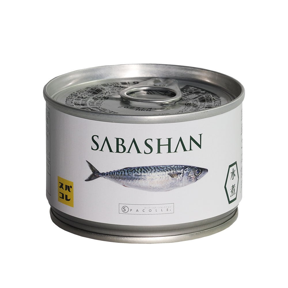 スパシャン SPASHAN サバ缶 水煮 単品 SABASHAN 鯖缶詰