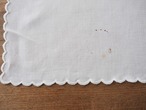 リネンナプキン　小鳥とアイレット刺繍（B）シミ・穴あり 画像6