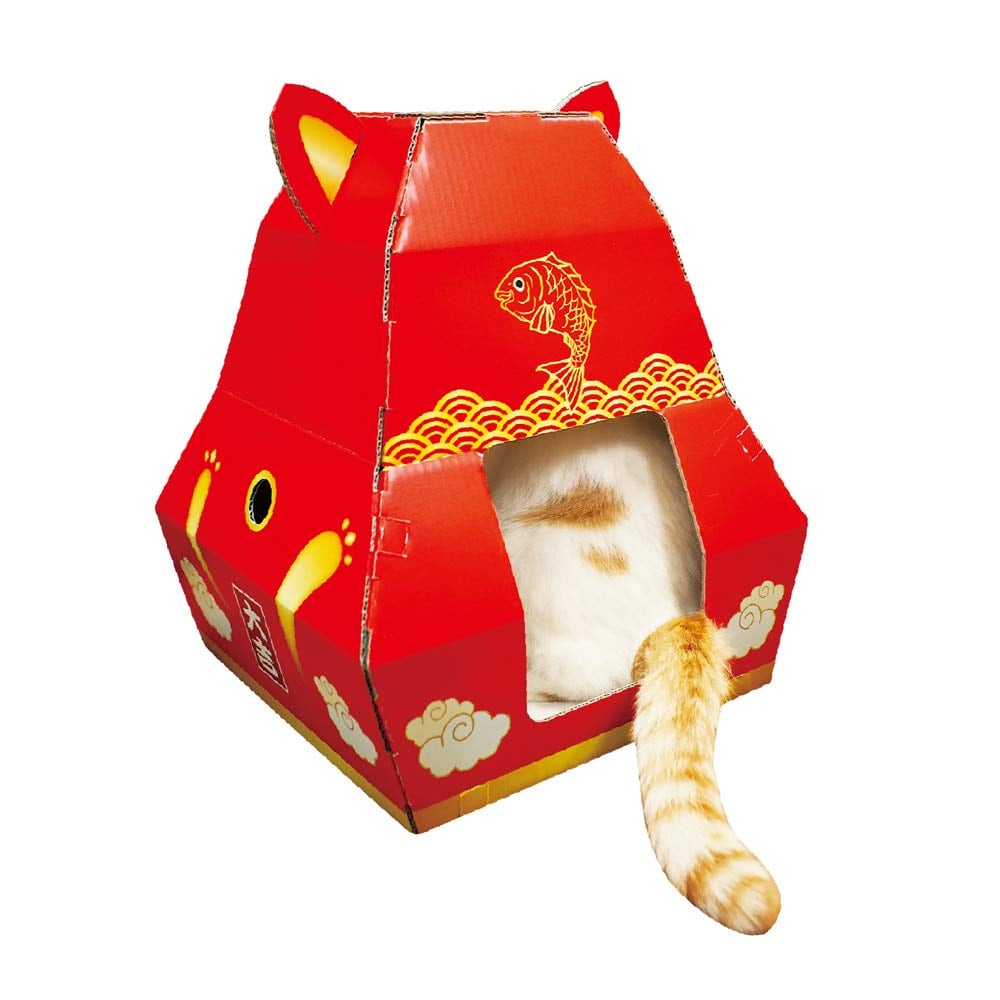 キャティーマン なりきりにゃんボックス だるま 1個 (x 1) | geisha Cat*