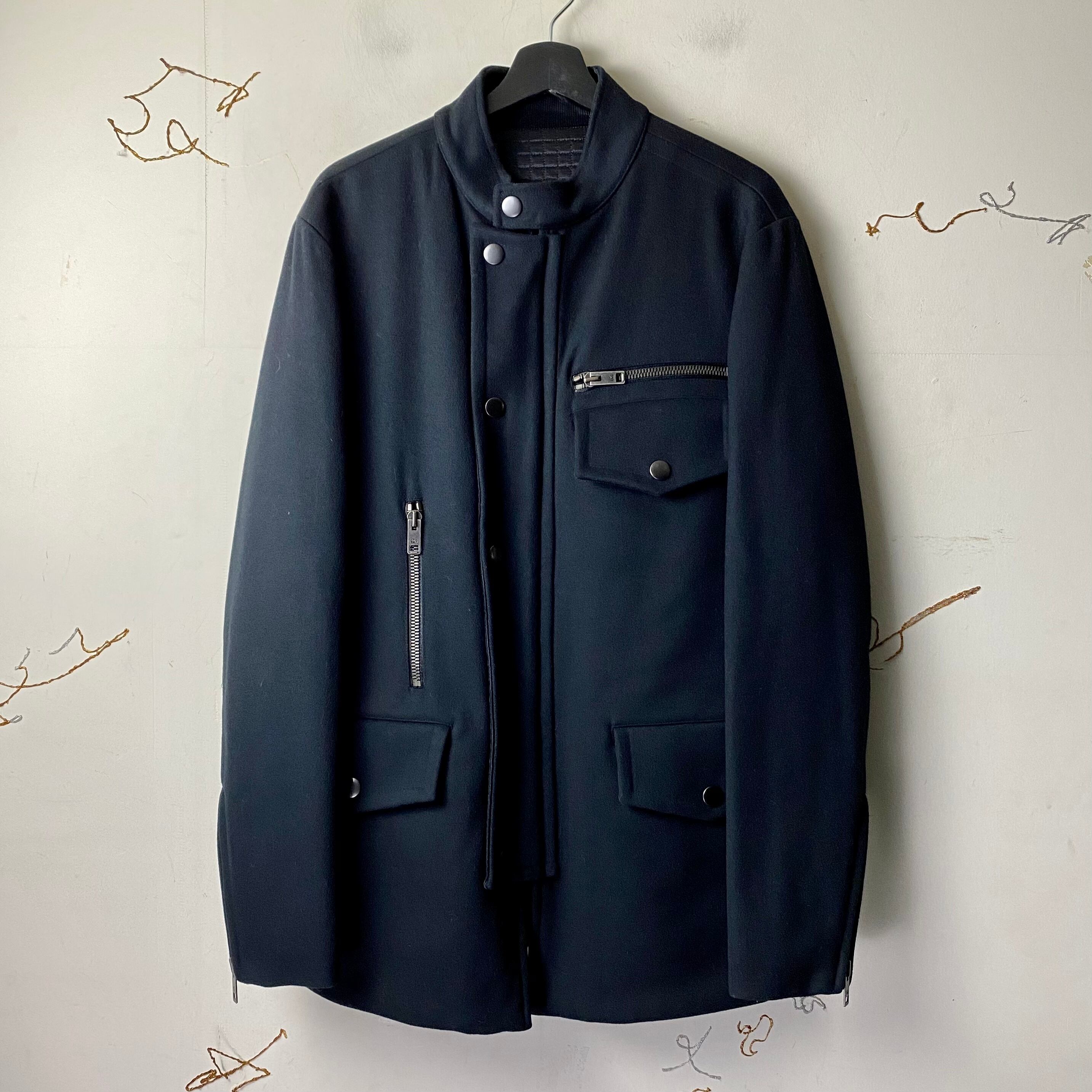 GUCCI by Tom Ford stand collar wool jacket | NOIR ONLINE