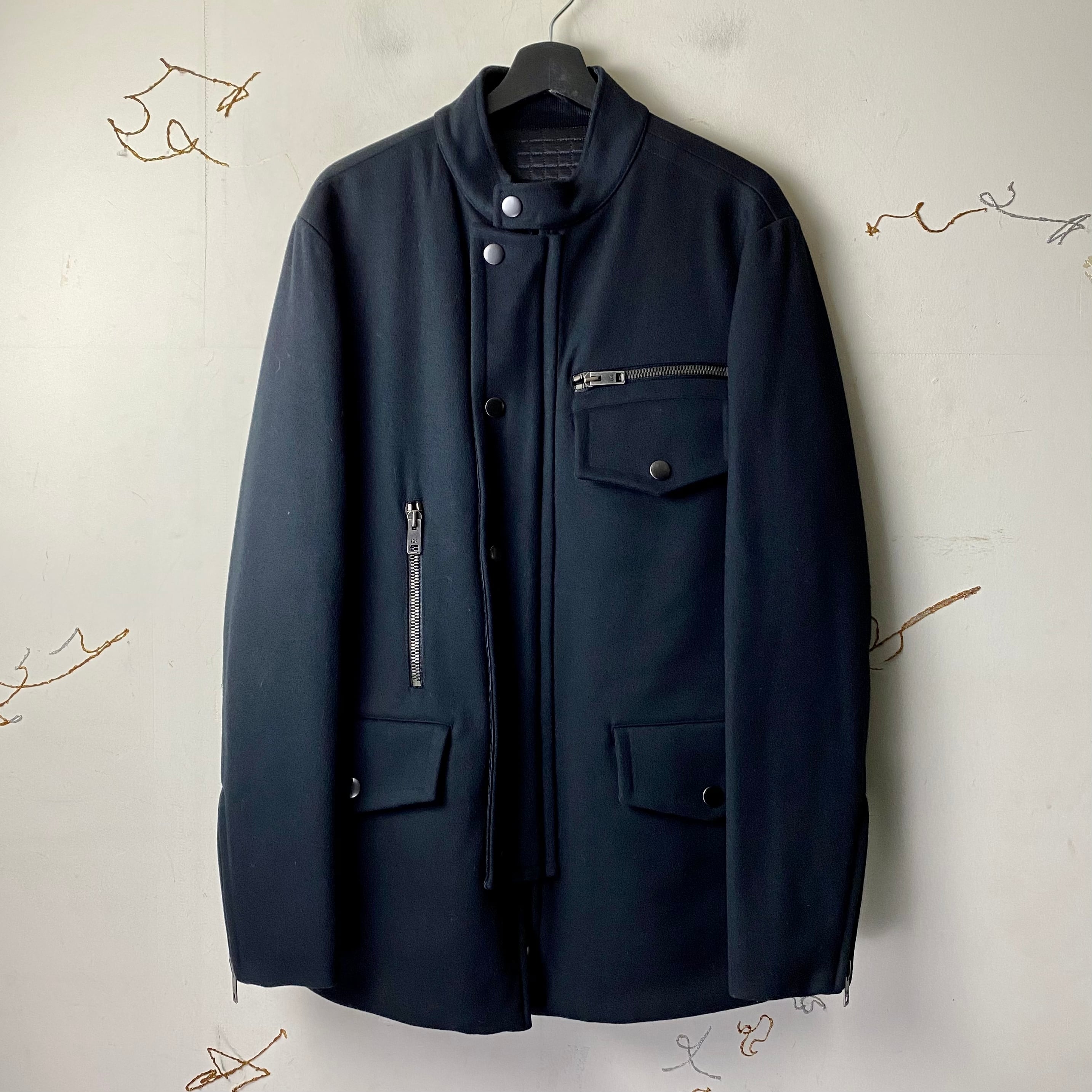 GUCCI by Tom Ford stand collar wool jacket | NOIR ONLINE