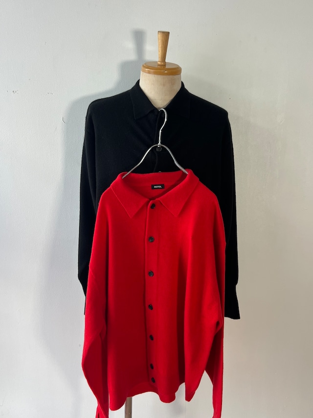 ROTOL -Wool Cashmere Blend Knit Shirt- / R26WKNG16 / ロトル ウールカシミア ニットシャツ ROTOL -Wool Cashmere Blend Knit Shirt- / R26WKNG16 / ロトル ウールカシミア ニットシャツ