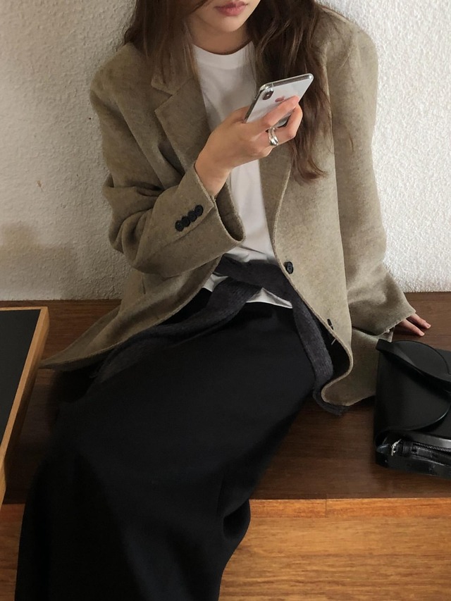 [VERVEINE] Adel merinowool handmade jacket / 2color