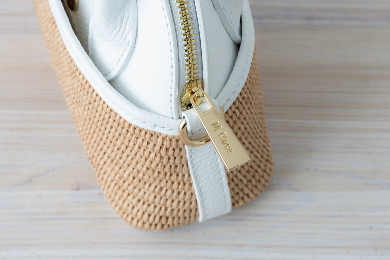 MRose ラフィアレザーハンドバッグ（3色） | 中村江里子セレクション
