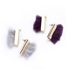 FUR EARRING