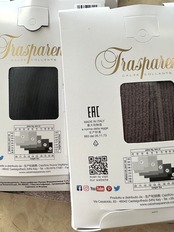 プラハ タイツ 黒・ブラウン 2色展開 123サイズ TRASPARENZE