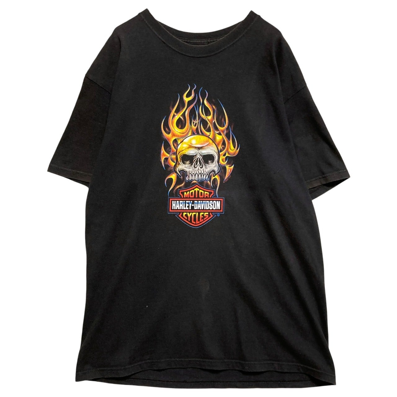 00's “ Harley Davidson ” made in USA S/S print Tee 00s ハーレー
