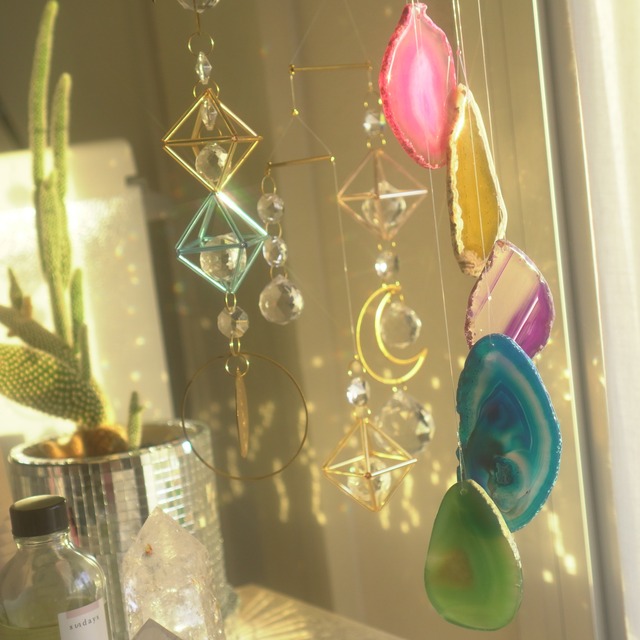 Vivid Rainbow 35 - アゲートヒーリングチャイム / Agate Healing Chime 1465