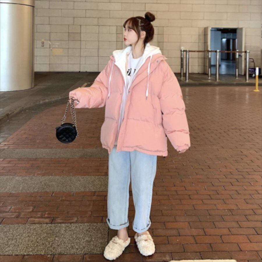 可愛いゆったりジャケット♡冬春お出かけデート用シンプルデザイン