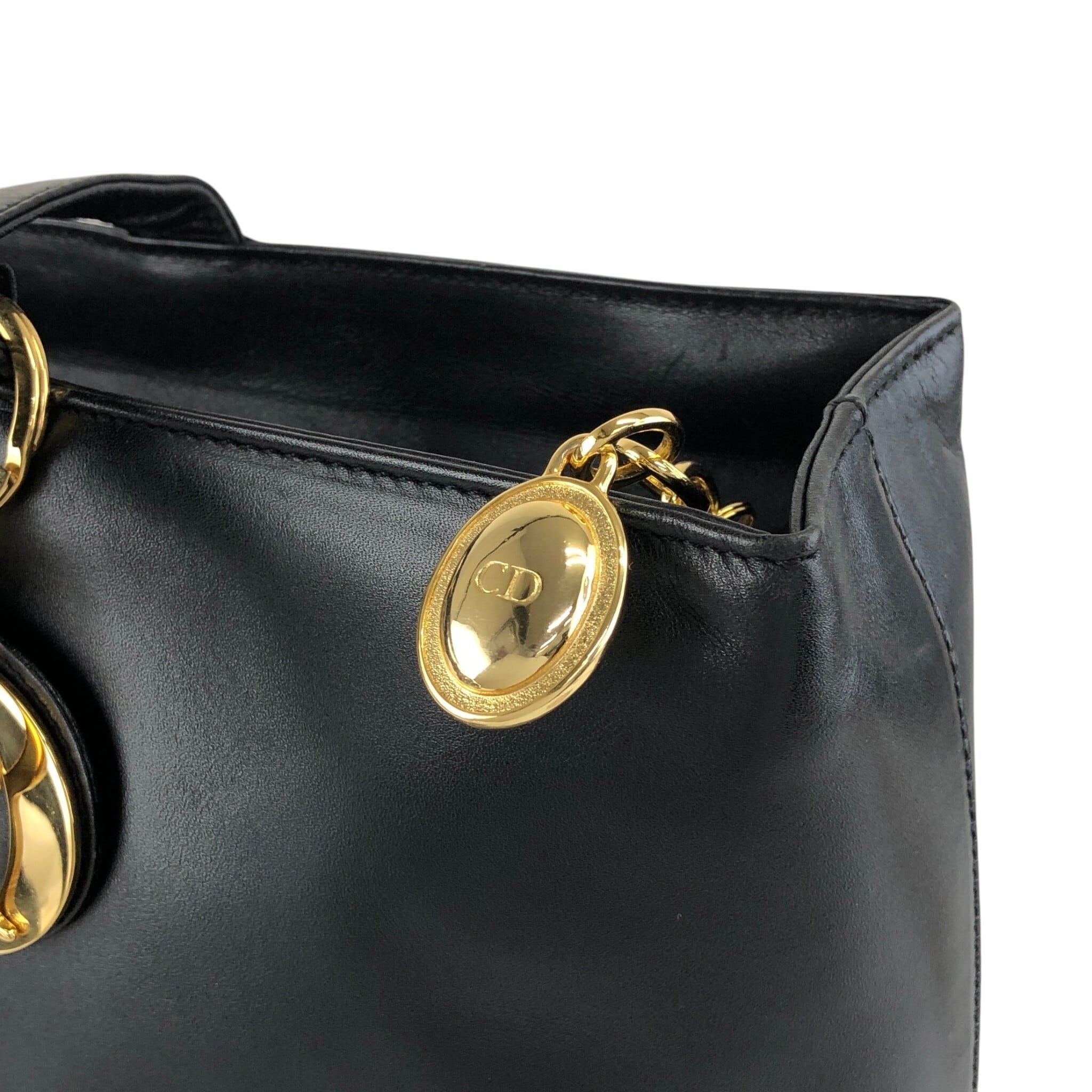 Christian Dior クリスチャン ディオール ハンドバッグ ブラック DIOR