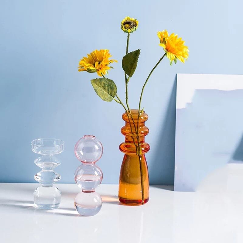 激安な バブル フラワーベース 花瓶 花器 韓国インテリア 3連 アジアン雑貨