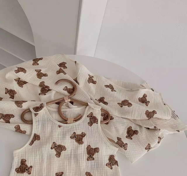 予約くまさん　ブランケット　