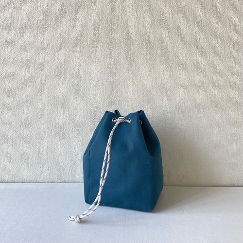 【全9色】シンプル巾着／倉敷帆布 8号帆布【受注制作】