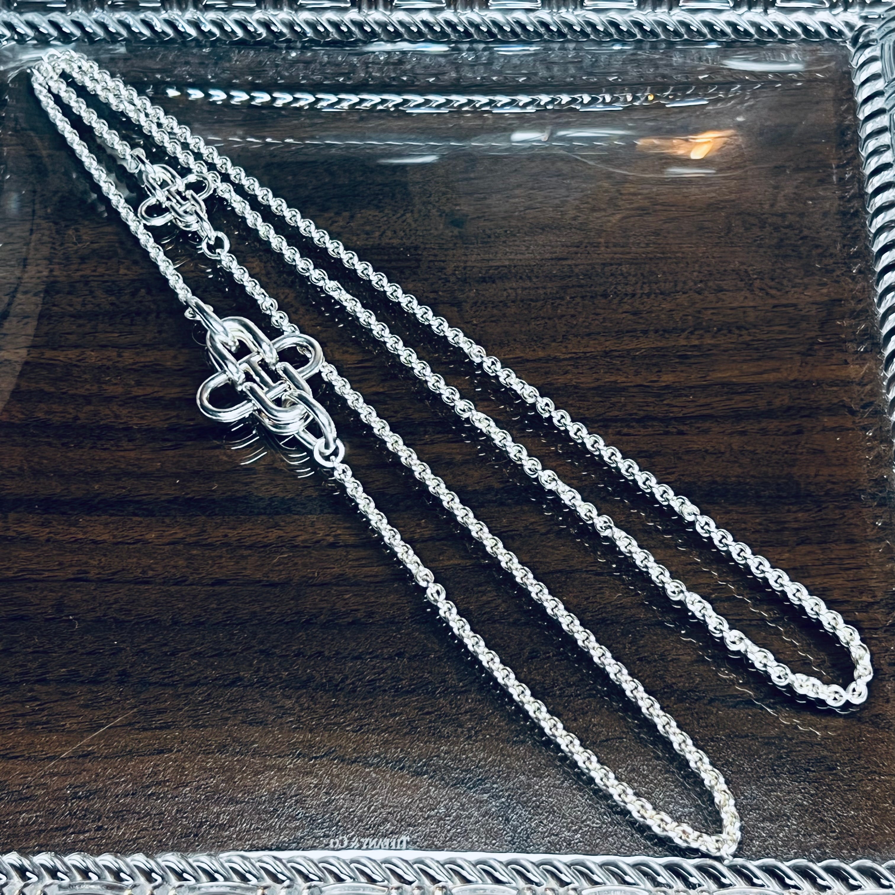 HERMES Rose de Mer Long Necklace Sterling Silver | エルメス HERMES Rose de Mer Long Necklace Sterling Silver | エルメス