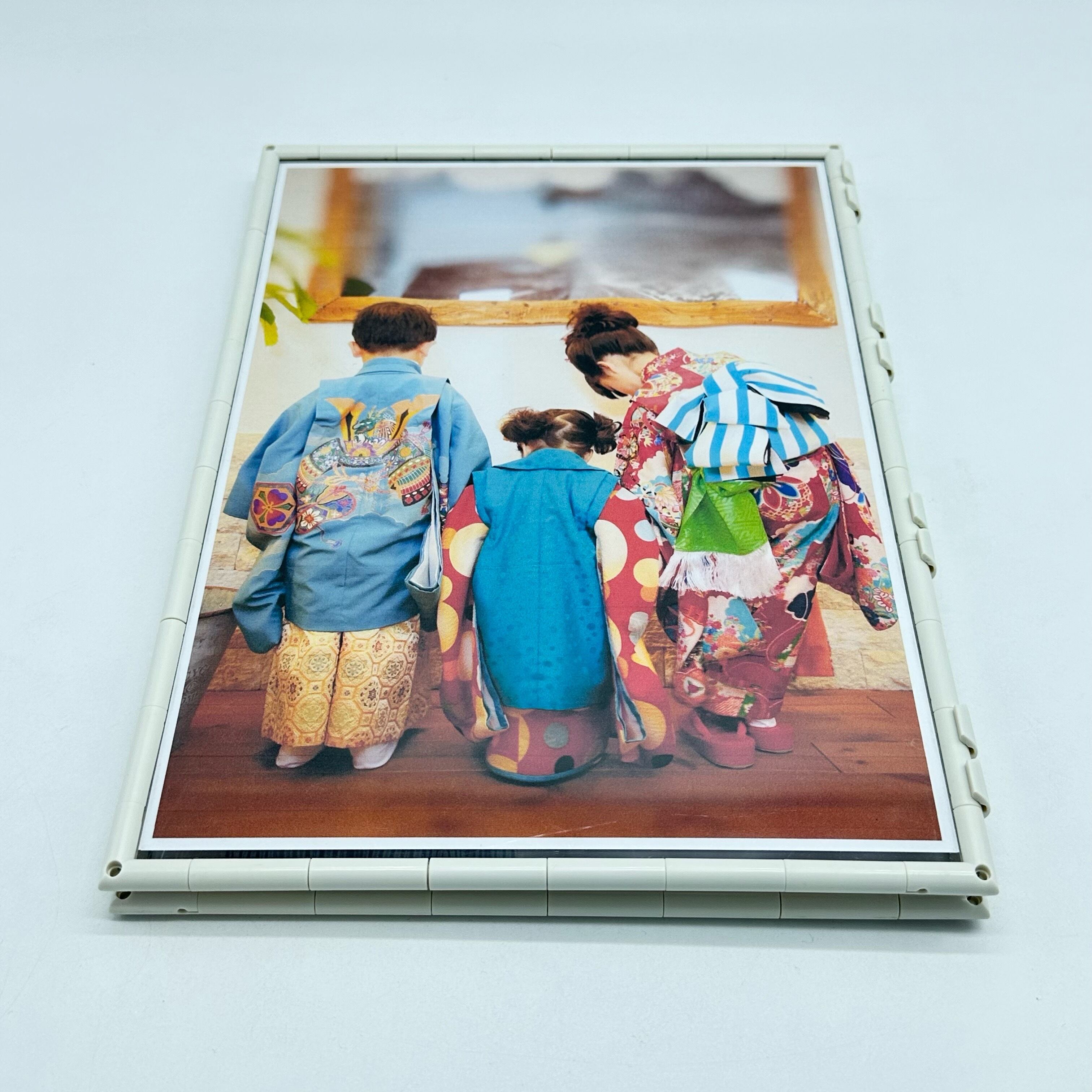 七五三フォトフレーム 六つ切りサイズ 2面 A4サイズ | New Normal Block