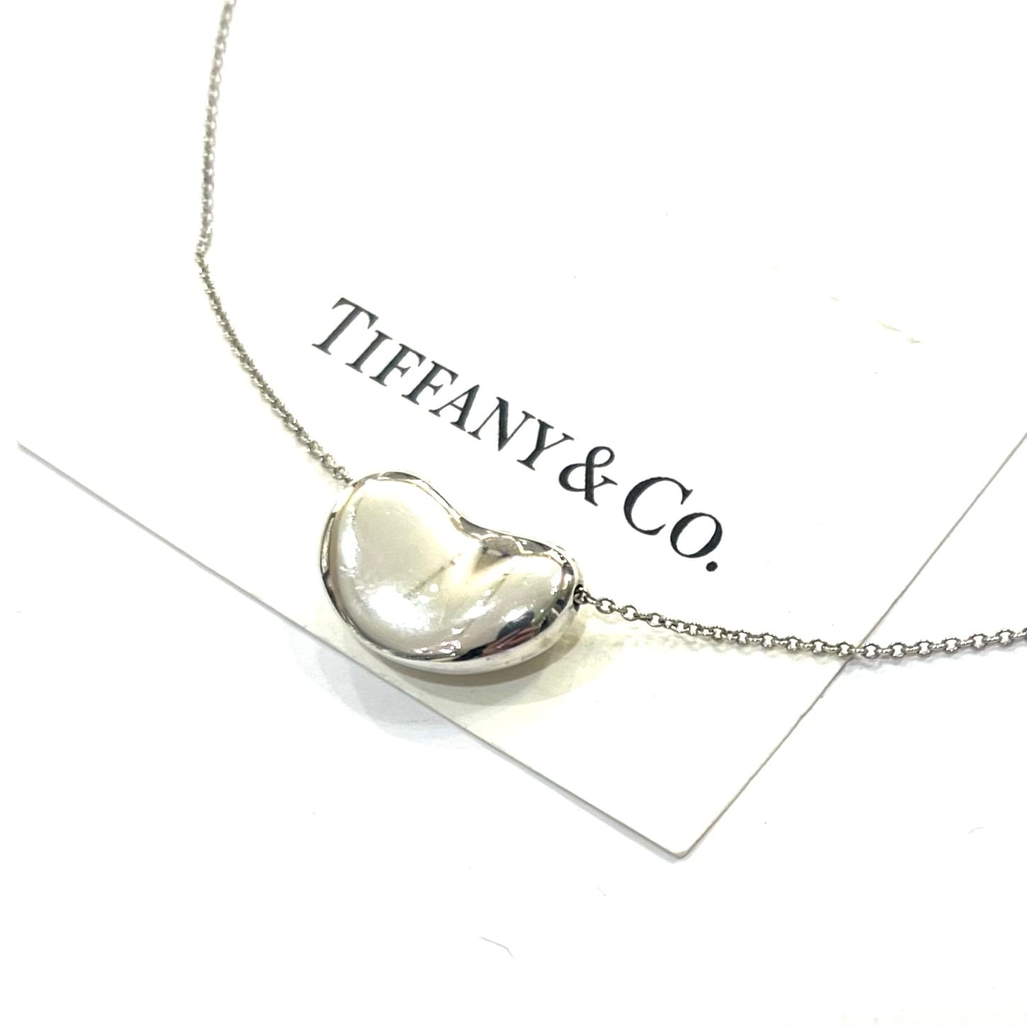 TIFFANY&CO.】3007 幸福ビーン ネックレス／Elsa Peretti／自然美と