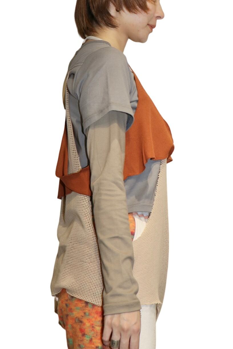 kotohayokozawa LAYERED TOP(GRAY) KT23A-CS03 | IAAAM ONLINE STORE