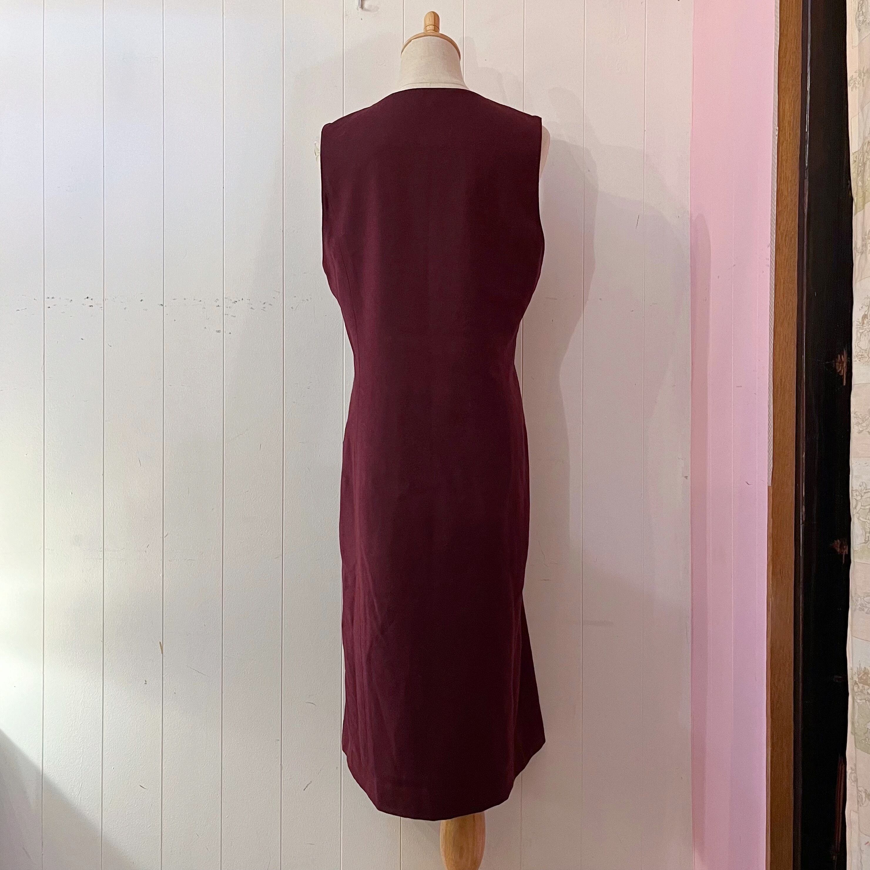 front button wool jumper skirt