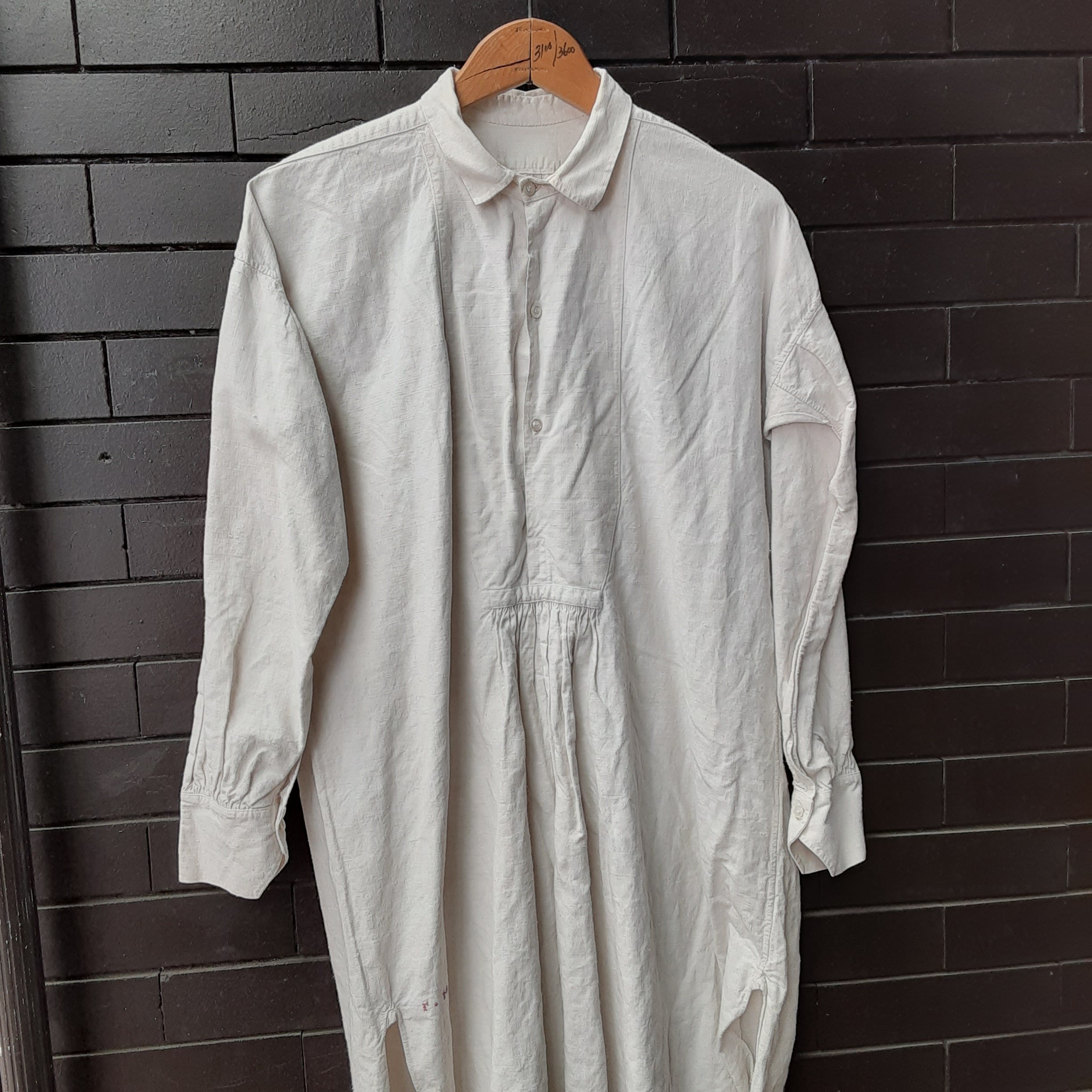 1900~1920s French Vintage Linen Shirt 1900~1920年代 フレンチ ...