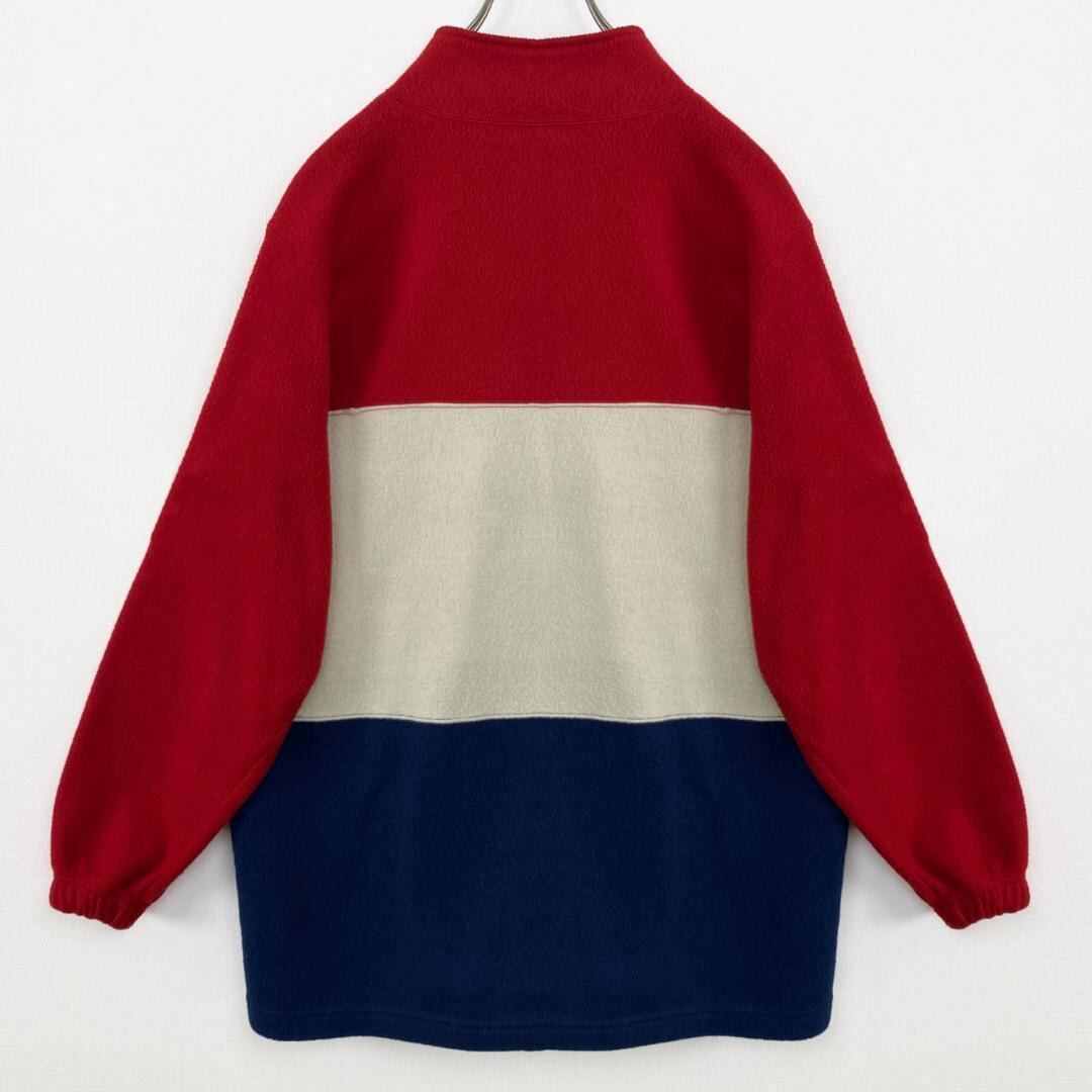 高級ブランド MIRAGE チャージャーズ NFL 刺繍ハーフジップフリース L