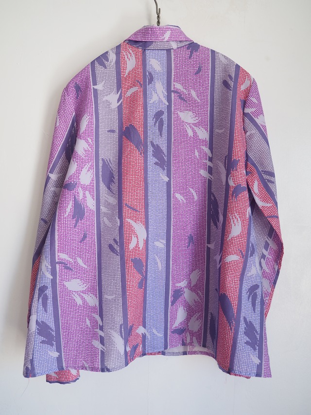 ~1980’s CANADA Abstract Pattern Polyester Shirt