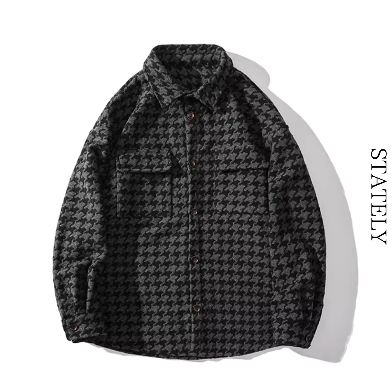 Houndstooth Overshirt _T102・画像2