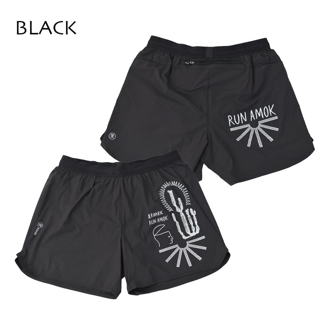 RUN AMOK ALTA 5\" Sサイズ ランアモック RUN AMOK [ラン アモック] ALTA 5 [RS325] アルタ 5・ショートパンツ