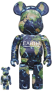 メディコム BE@RBRICK ベアブリック 100% & 400% スペースシャトル プログラム 40周年 EARTH 未開封 ４号店商品
