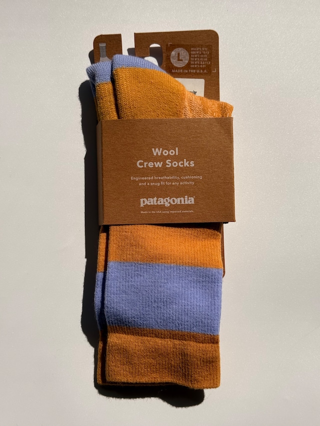 USA製 “patagonia” Wool Crew Socks made in USA