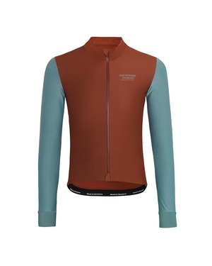 Mechanism Thermal Long Sleeve Jersey Mahogany/Dusty Teal M