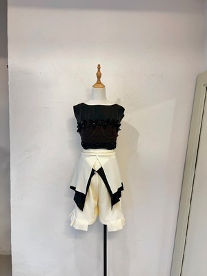 Jagged  Half Pants / IVORY