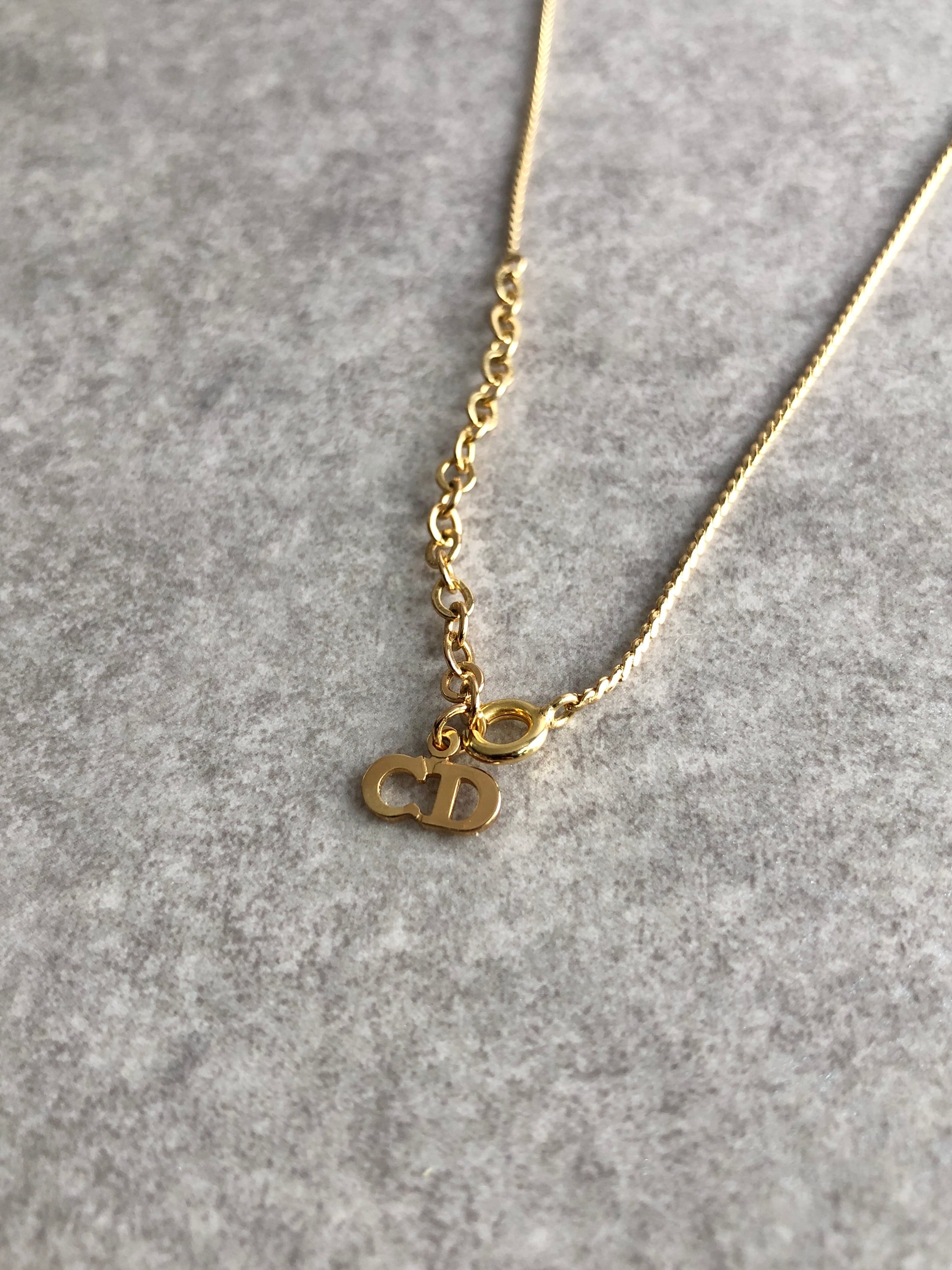 Christian Dior クリスチャン ディオール ネックレス ゴールド