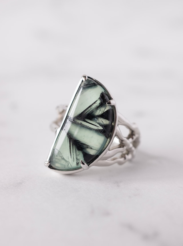 Trapiche Emerald Ring