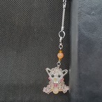 幸運と元気をもたらすシルバニアファミリーの赤ちゃんフェネックのビーズアクセサリー