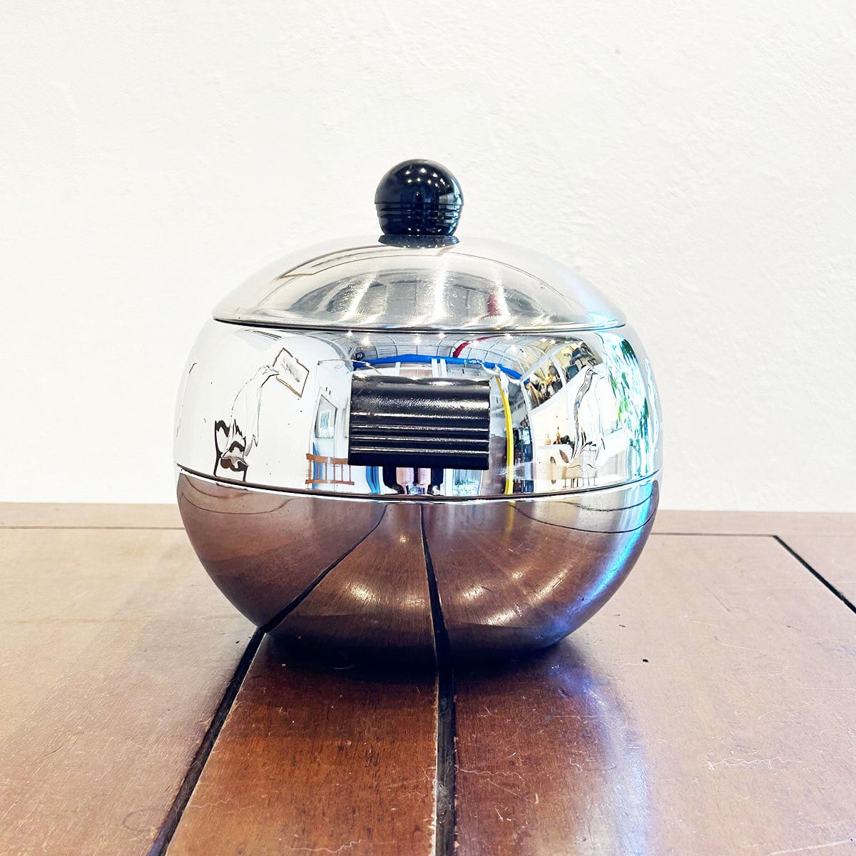 50s West Bend Aluminum Co. penguin hot & cool vintage server