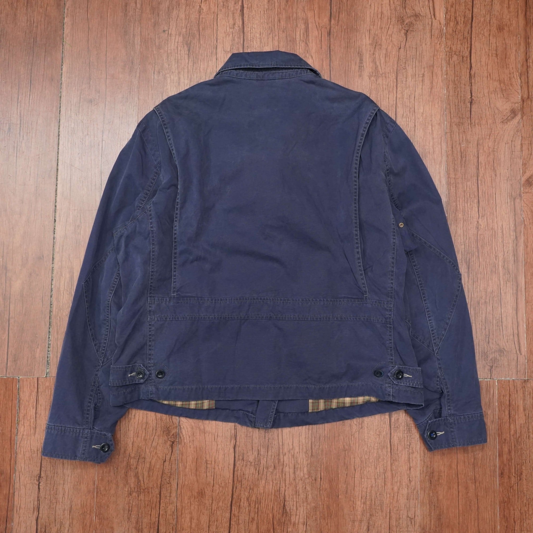 ralphlauren コットンジャケット XL/ネイビー スイングトップ ralphlauren コットンジャケット XL/ネイビー スイングトップ