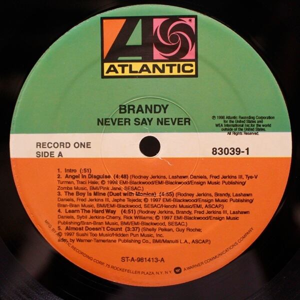 Brandy / Never Say Never [83039-1] - 画像3