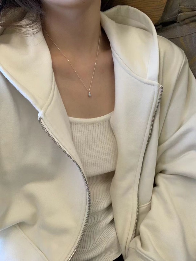 (OUNCE) basic hood zipup / 2color