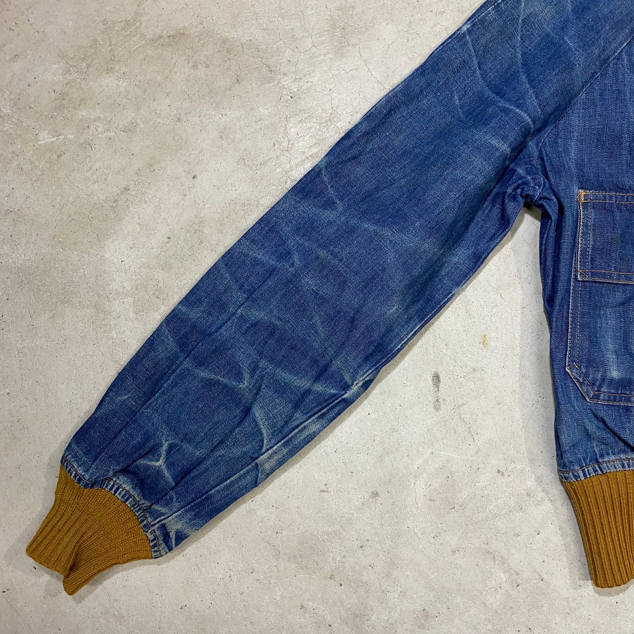 70年代 70s Levi's リーバイス Fresh Produce フレッシュプロデュース 人参タグ デニムジャケット デニムブルゾン  ヴィンテージ ビンテージ スナップボタン メンズM 古着 【デニムジャケット】 | cave 古着屋【公式】古着通販サイト