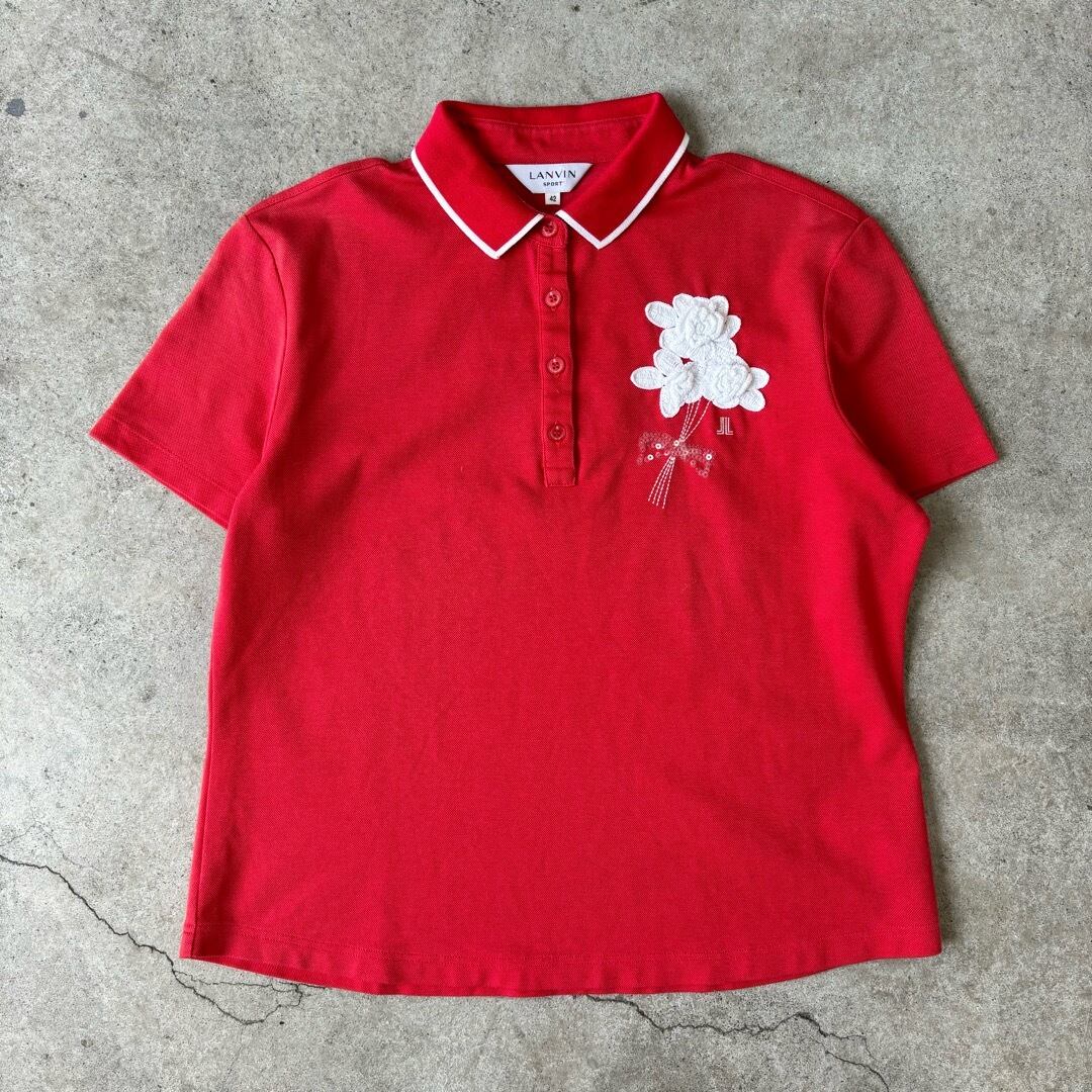 新品 ランバン ポロシャツ レディース LANVIN SPORT（ランバンスポール