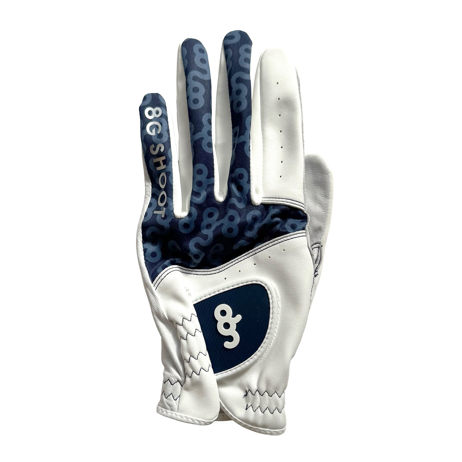 8G LOGO GOLF GLOVE -NAVY-