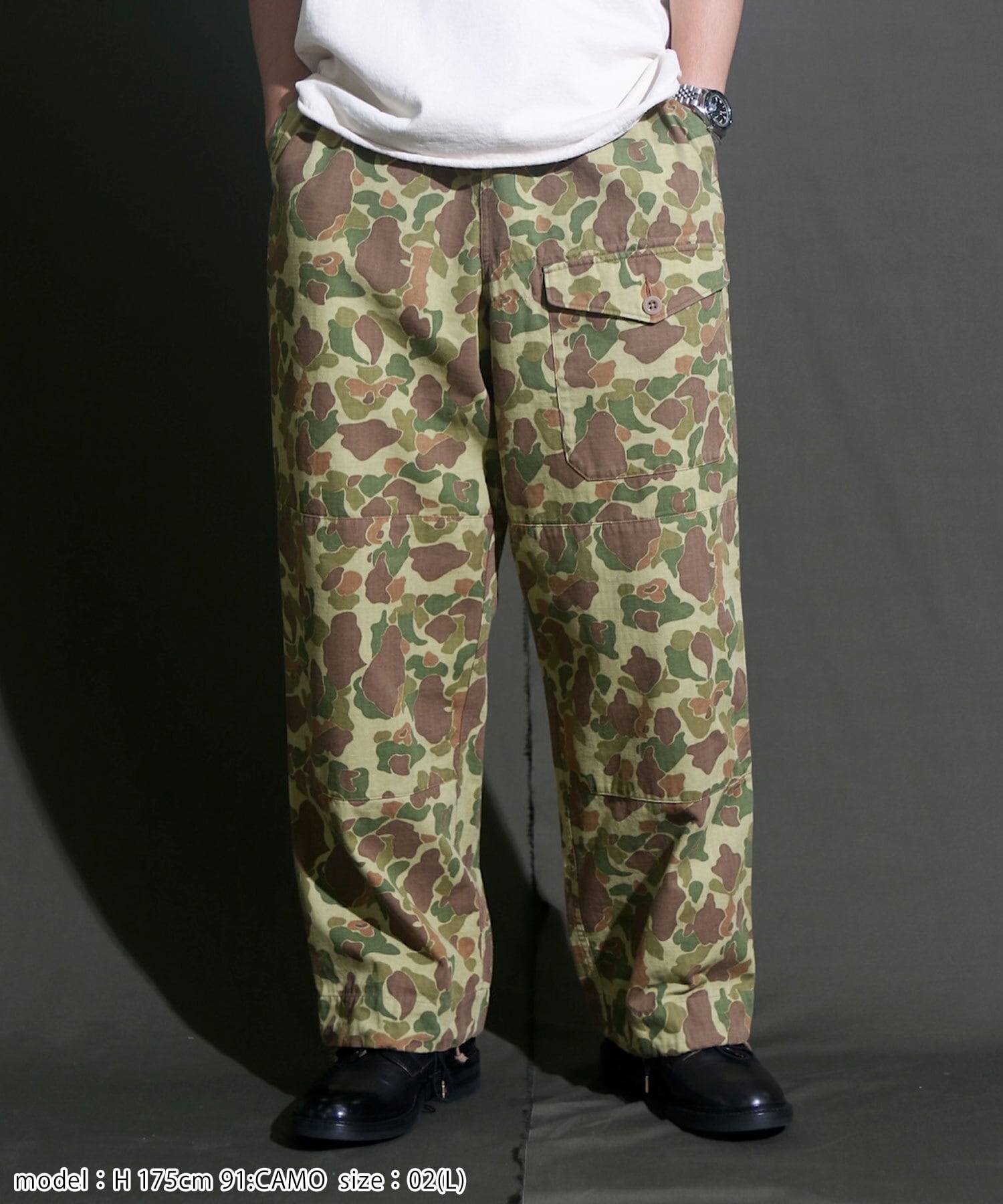 FIELD OVER PANTS CAMO STRIPE フィールド オーバー パンツ カモ