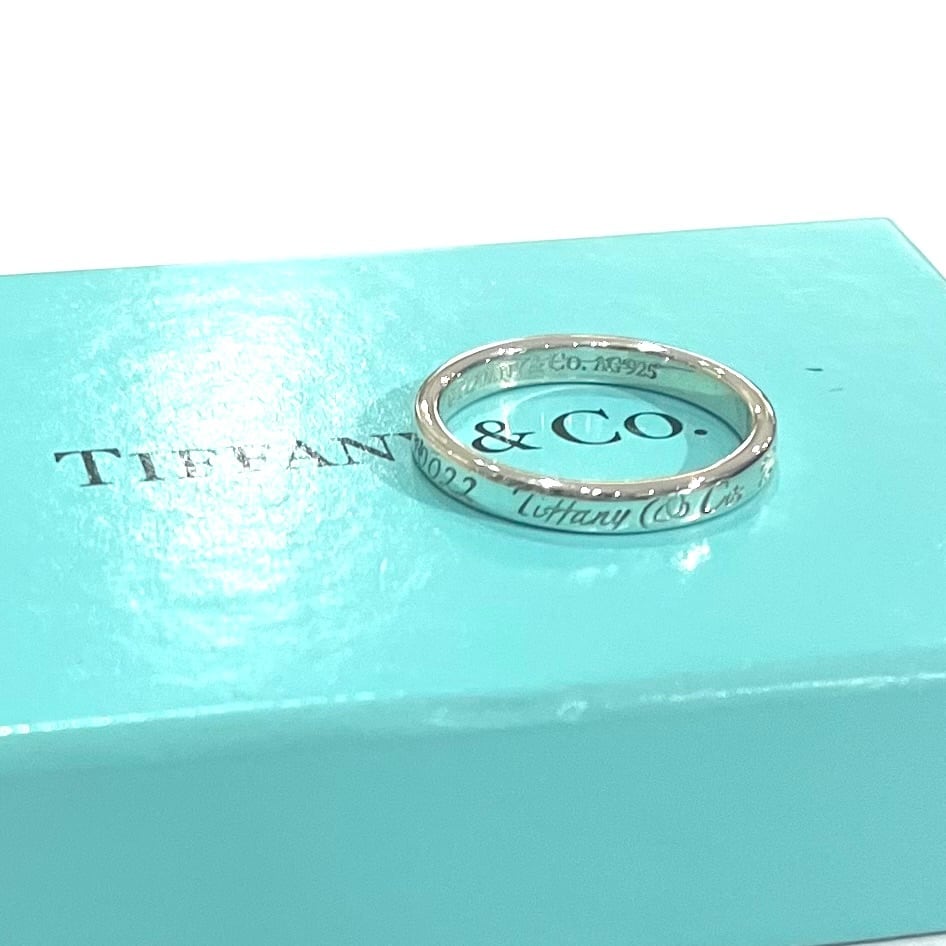 TIFFANY＆CO】2092 ティファニー13号addressナローリング 指輪