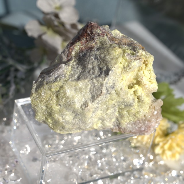 【癒しと希望と活力を与える、炎の浄化の石】サルファー原石T31_3