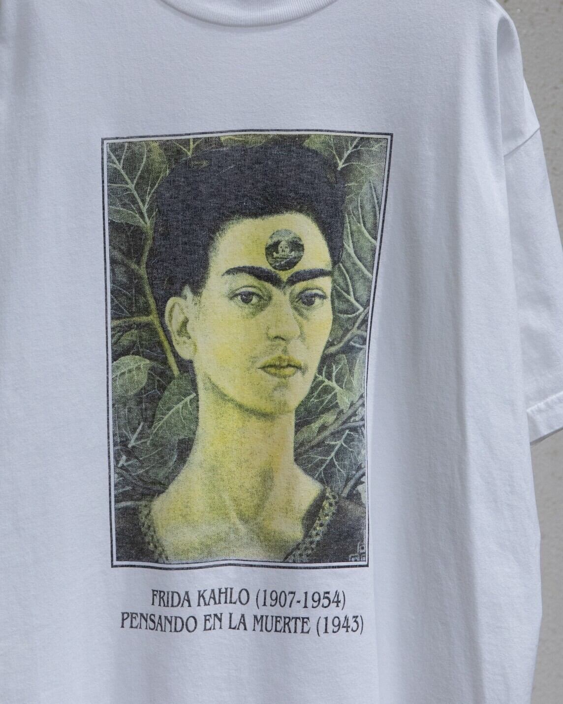 1990s vintage art printed T-shirt / 