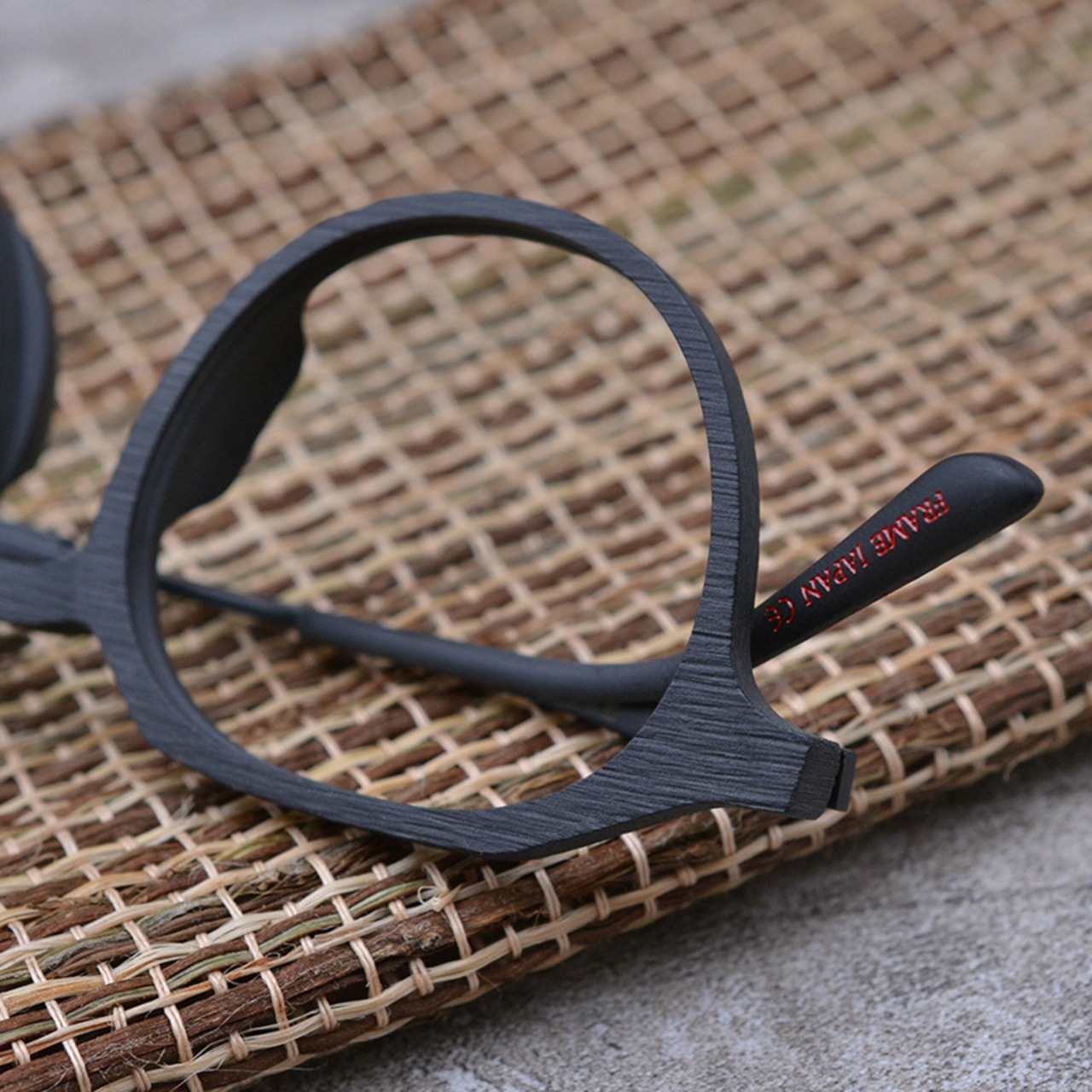 Retro Wood Grain Metal Glasses -crown panto- / レトロ ウッド グレイン メタル メガネ -クラウンパント-