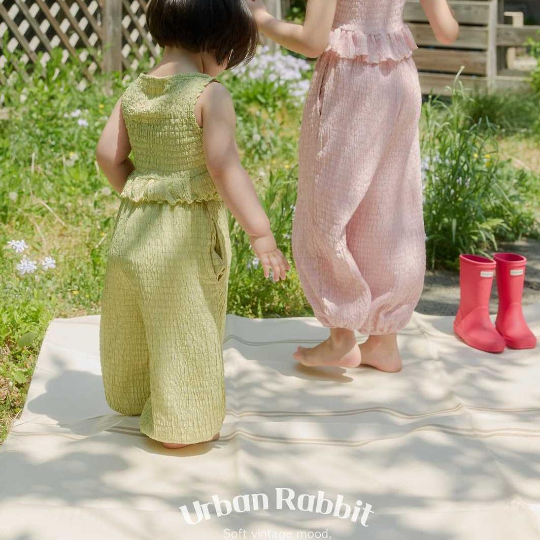 «予約»«ジュニアサイズあり»«Urban rabbit» クリースパンツ 4colors