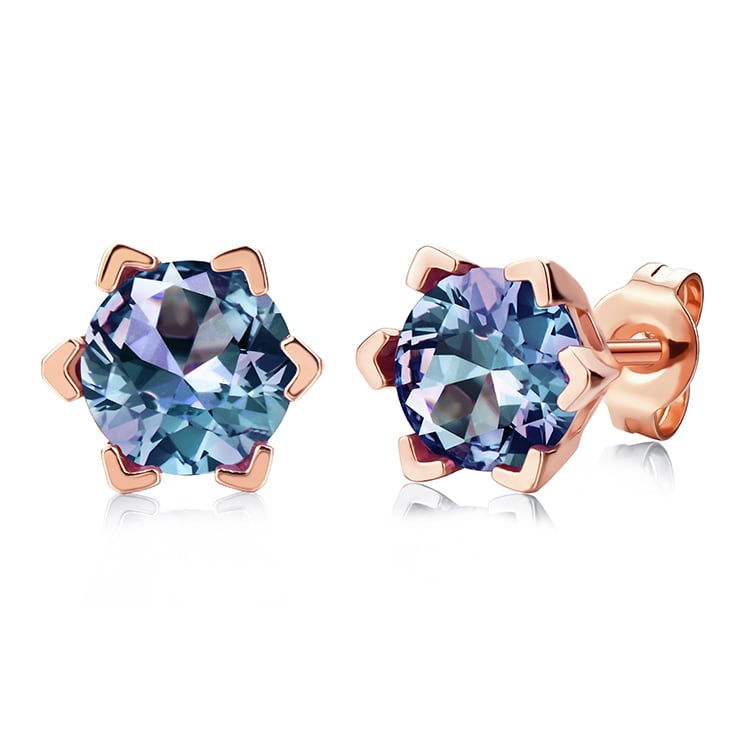 アレキサンドライト ピアス(両耳用) カラーチェンジ ピアス ファッション DAIKI JEWELRY #ジュエリー #ピアス #ファッション #イヤリング