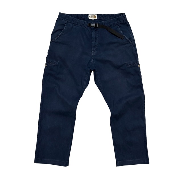 古着 ザノースフェイス COTTON OX TRAIL PANT クライミングパンツ クリーニング済み ネイビー AT57851 メンズL