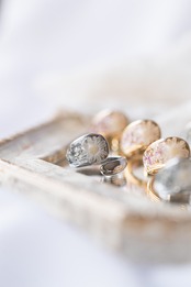 （リング）tsutsumu / シルバーブルー